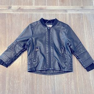 H&M FAUX LETAHER JACKET FOR KIDS(3t)